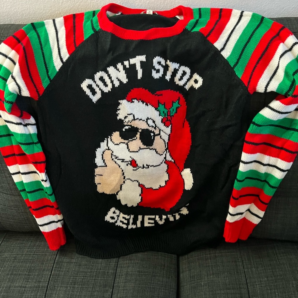 Ugly Christmas sweater women’s size M - used for once